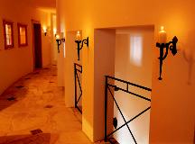 corridor of the spa area