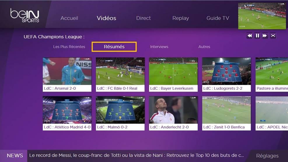 Bein Sport Playstation4