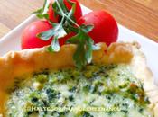 Tarte double fromage poireaux épinards