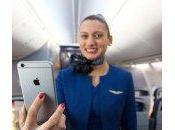 United Airlines iPhone Plus pour hôtesses stewards