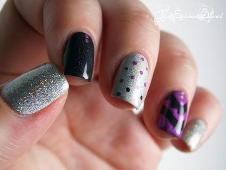 Purple, glitters and silver - Dans la douceur hivernale