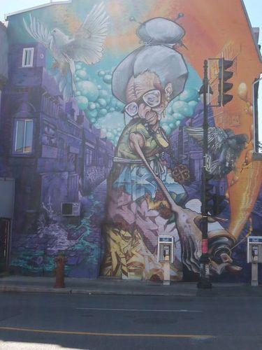 Canada - Montréal Les fresques - 3 - 