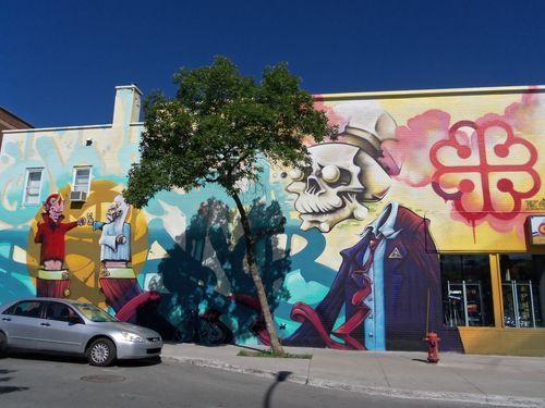 Canada - Montréal Les fresques - 3 - 