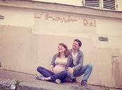 Séance photo femme enceinte couple Montmartre