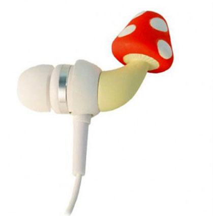 champignon1 Des casques audio originaux, avec un certain style... ou pas !