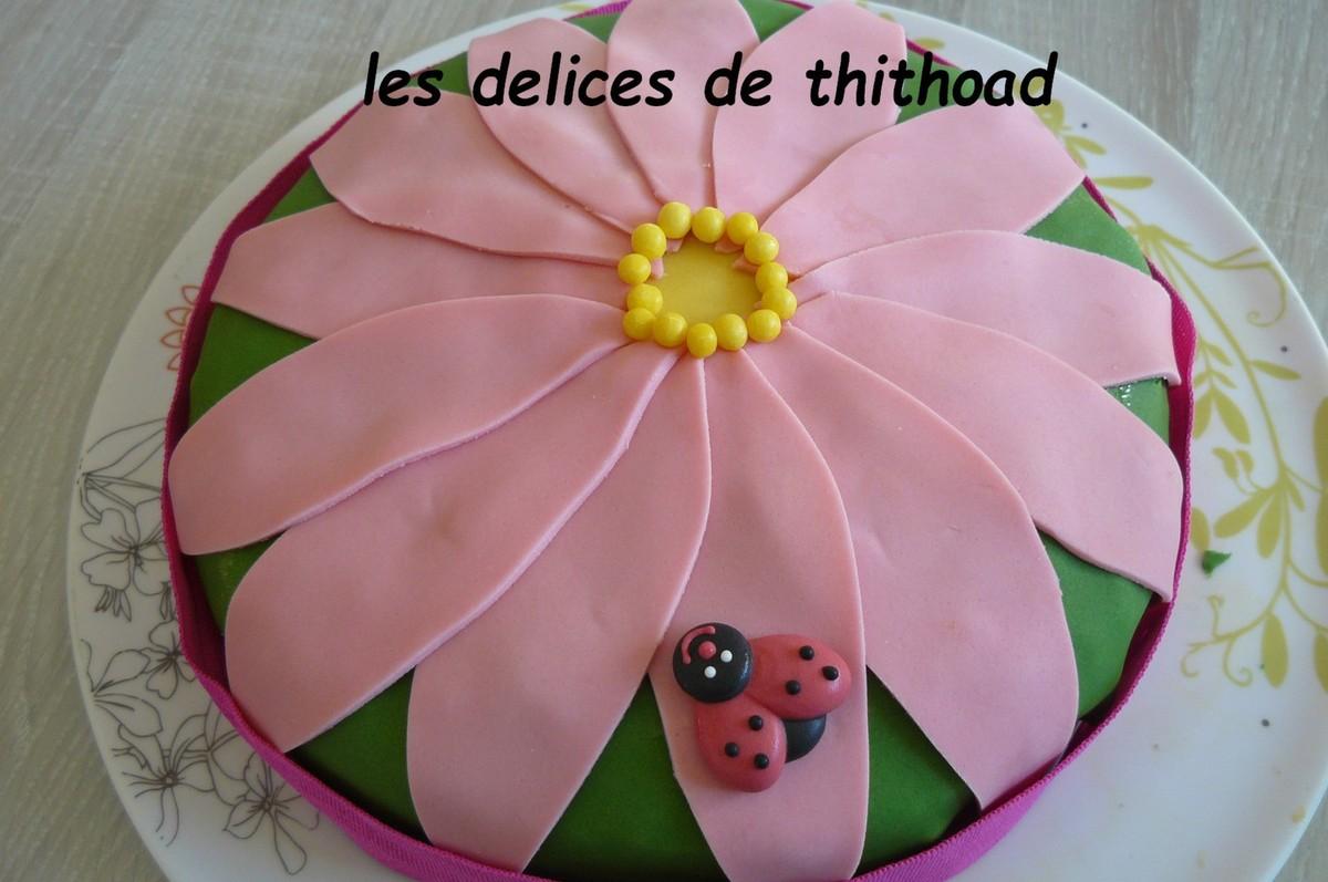 Gâteau d'anniversaire pour les 10 ans d'Adèle