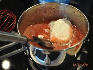 Bavarois fraises insert panna cotta vanille