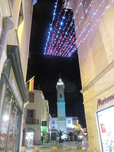 Une ville et ses guirlandes