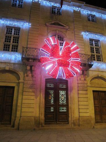 Une ville et ses guirlandes