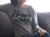 porte quoi avec sweat gris Happy Closet