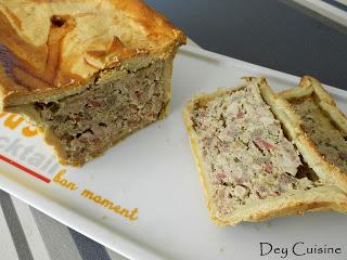 Pâté en croûte au lapin