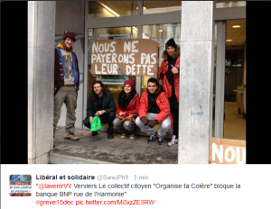 Aujourd’hui, vous pouvez être fiers d’être belges #greve15dec