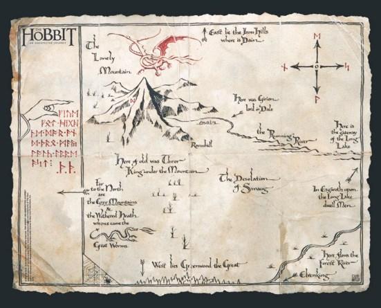 poster-affiche-the-hobbit-carte-lonely-mountain