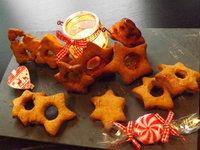 Petits biscuits sablés effet vitrail (ou pas )de Noel IG bas -Sans beurre-