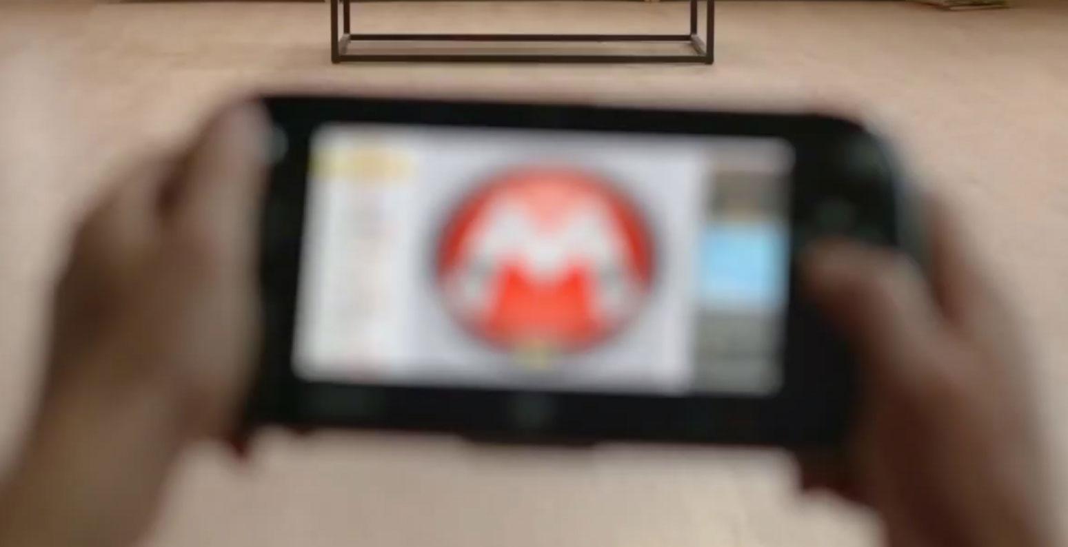 Le mystérieux GamePad, doté d'un écran qui semble plus grand.