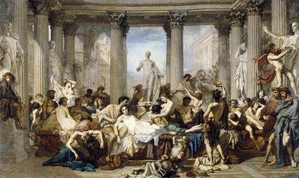 Romains de la décadence de Couture
