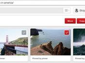 Pinterest vous permet déplacer copier plusieurs épingles simultanément