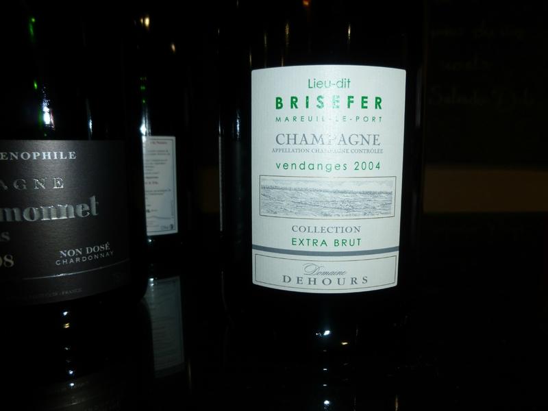 Champagne Dehours et fils : Grande Réserve Brut et Brisefer 2004 Extra Brut