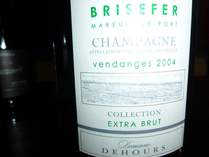Champagne Dehours et fils : Grande Réserve Brut et Brisefer 2004 Extra Brut