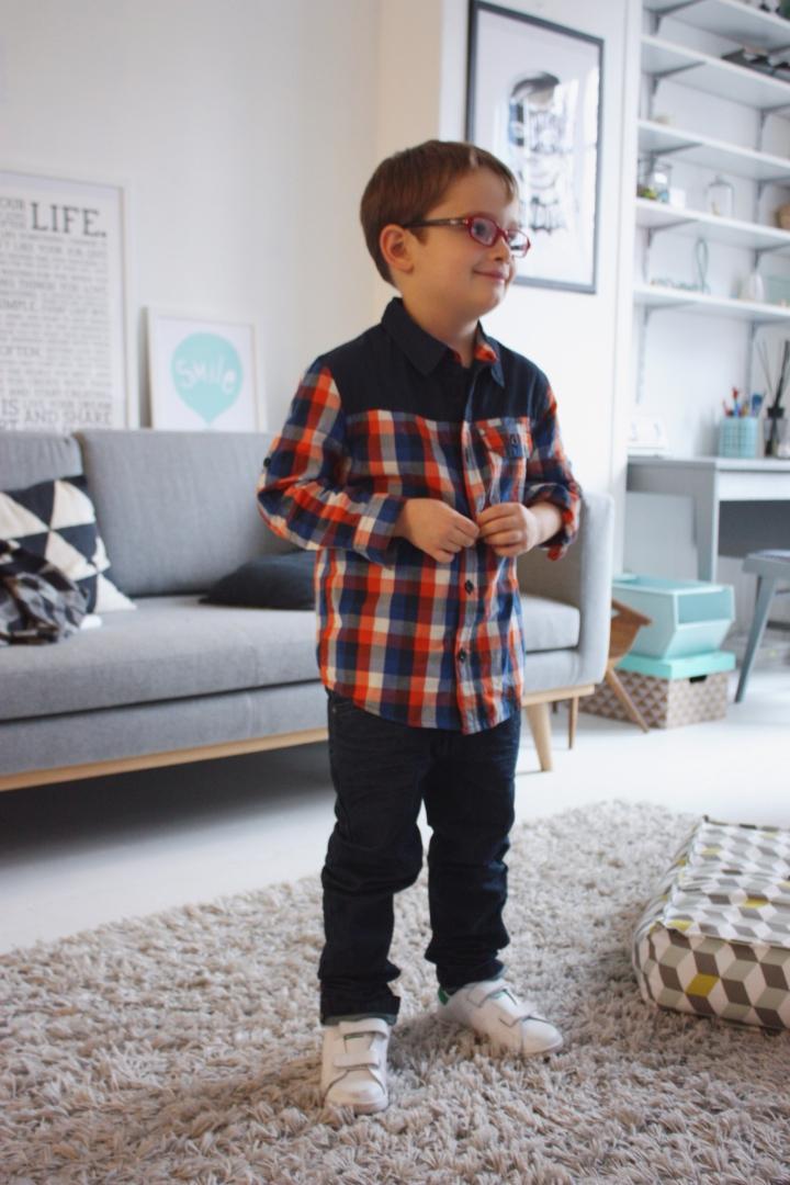 dpam,chemise à carreaux,jean slim,gilet à capuche