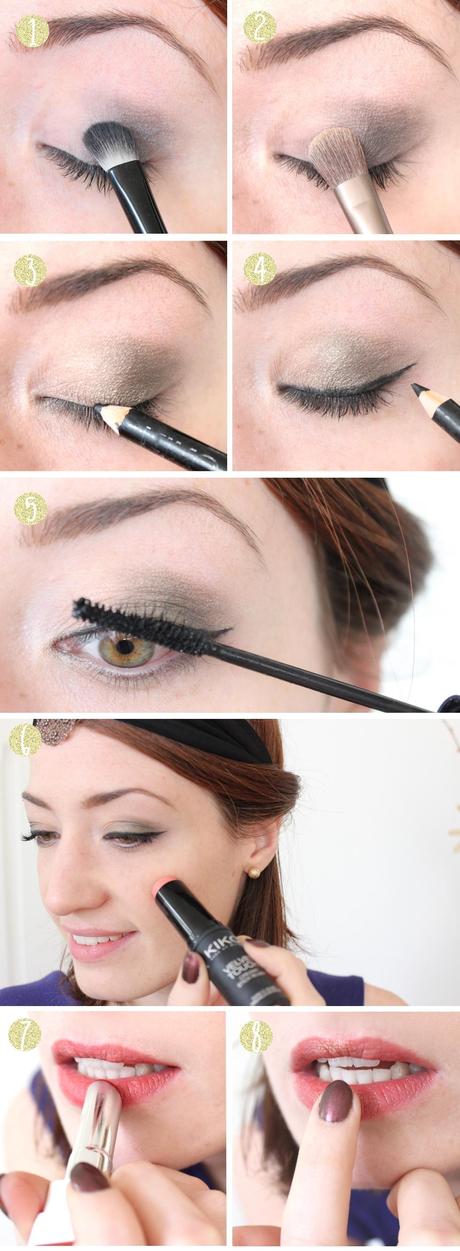 Tuto step by step : un make-up doré
