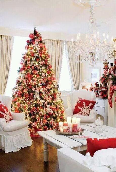 Salon décoré pour Noël