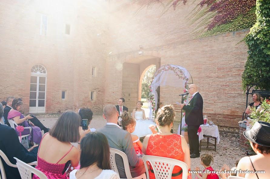 Mariage Romantique. Chateau de Palays Montesquieu-Volvestre (31)