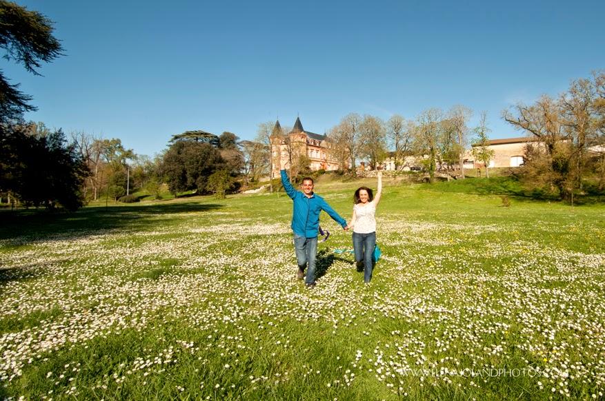 Seance Engagement de Emilie & Julien. Lagardelle sur Leze.