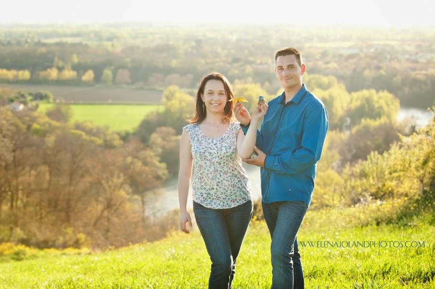 Seance Engagement de Emilie & Julien. Lagardelle sur Leze.