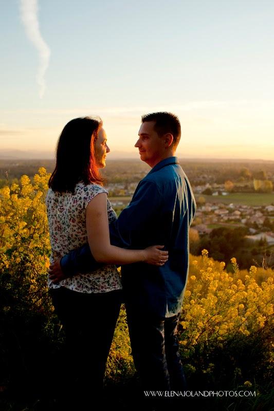Seance Engagement de Emilie & Julien. Lagardelle sur Leze.