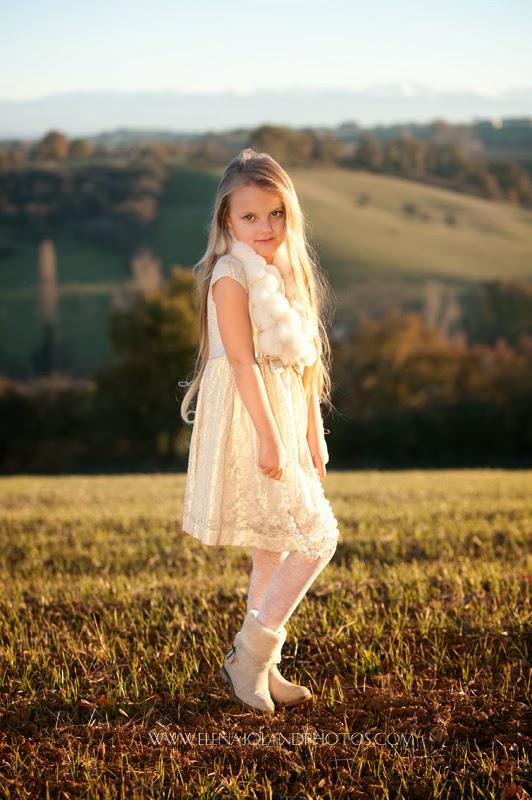 La petite séance photo d'enfant:  Angelina.