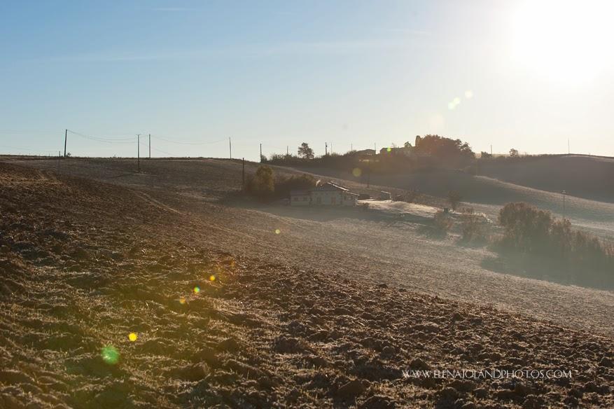 Hiver en Ariège. Lézat sur Leze.