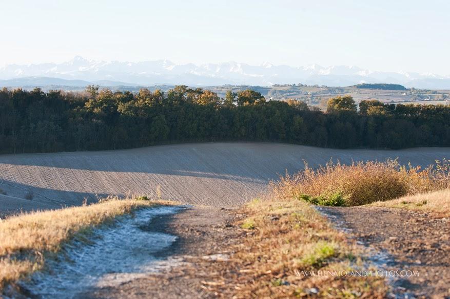 Hiver en Ariège. Lézat sur Leze.