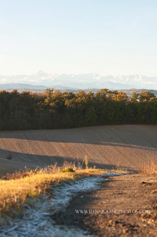 Hiver en Ariège. Lézat sur Leze.