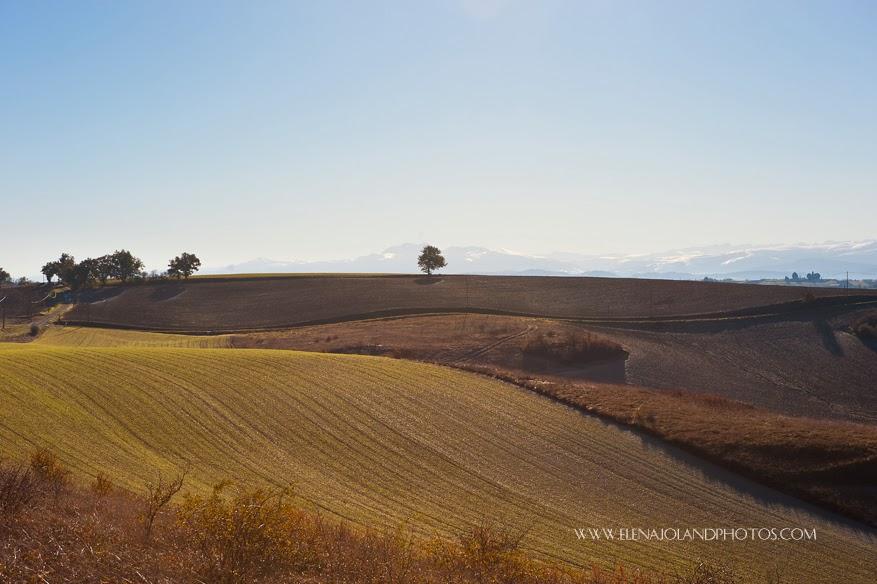 Hiver en Ariège. Lézat sur Leze.