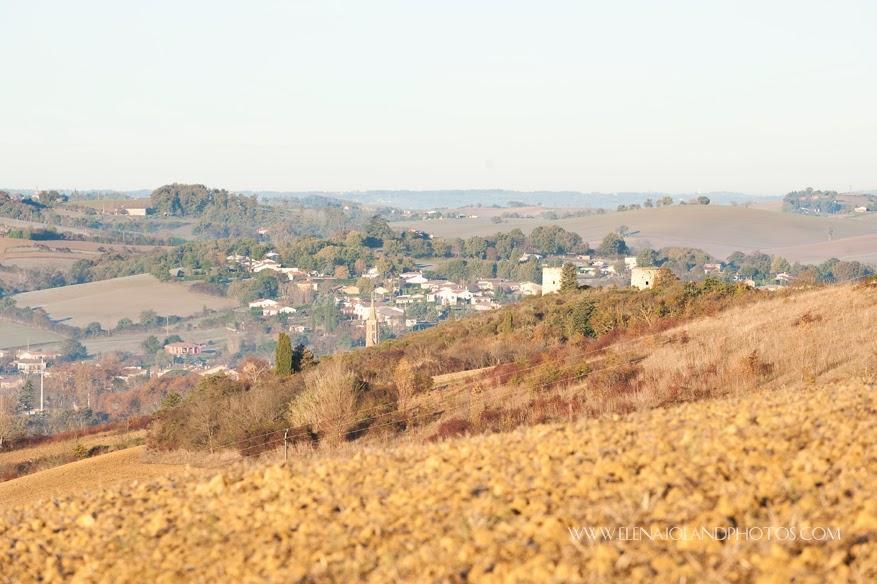 Hiver en Ariège. Lézat sur Leze.