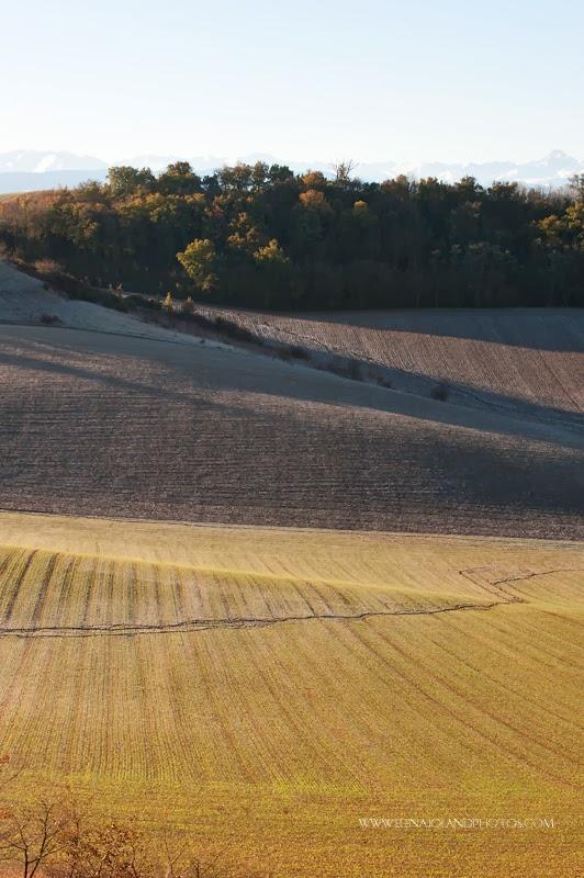 Hiver en Ariège. Lézat sur Leze.