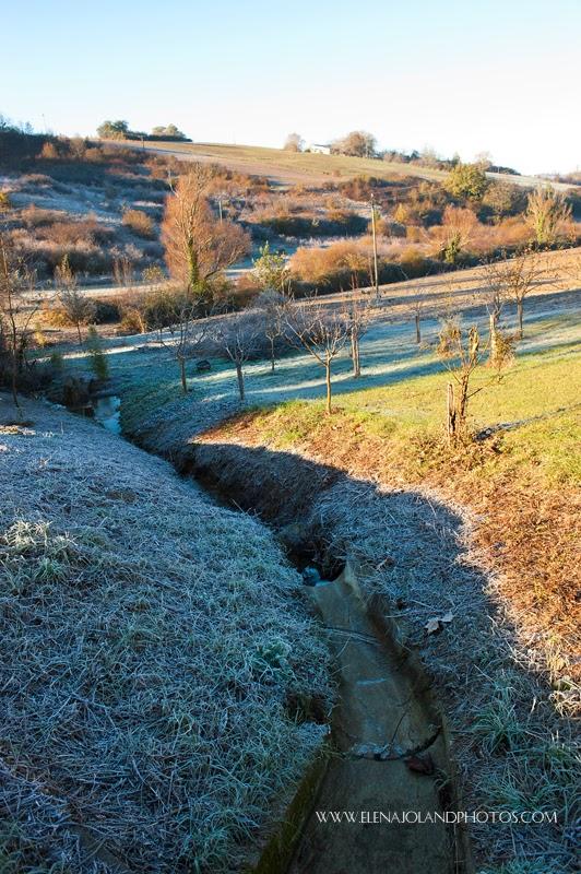 Hiver en Ariège. Lézat sur Leze.