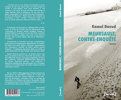    Couverture du livre de Kamel Daoud paru aux éditions Barzakh.  