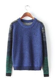 Cou à manches longues ronde Pull Hat