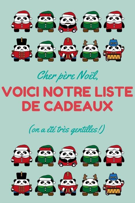 Notre liste de cadeaux au père Noël 