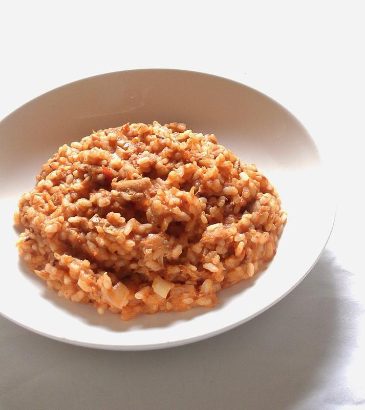 riz pilaf au tomates piment et thon