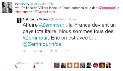 Soutenir #zemmour, c’est soutenir l’incitation à la haine raciale, pas la liberté d’expression #iTélé