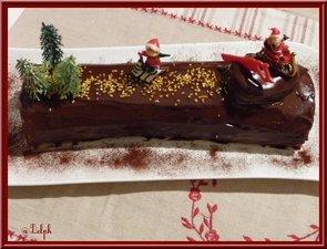 La décoration sucre doré, poudre de cacao....