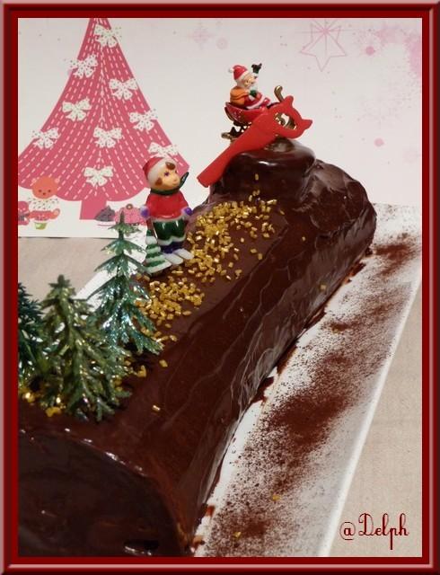 Bûche choco- marron.