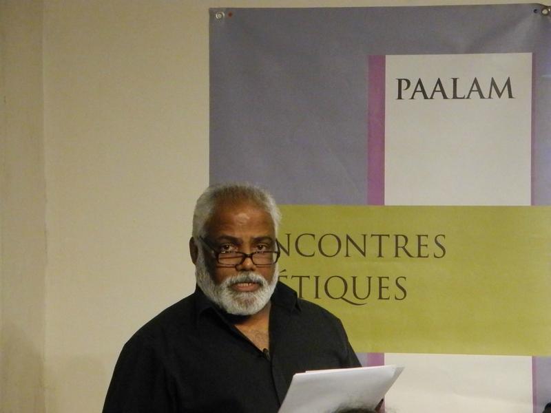 Vasudevan Kanagasabai, à la rencontre poétique chez Tiasci - Paalam, en décembre 2014
