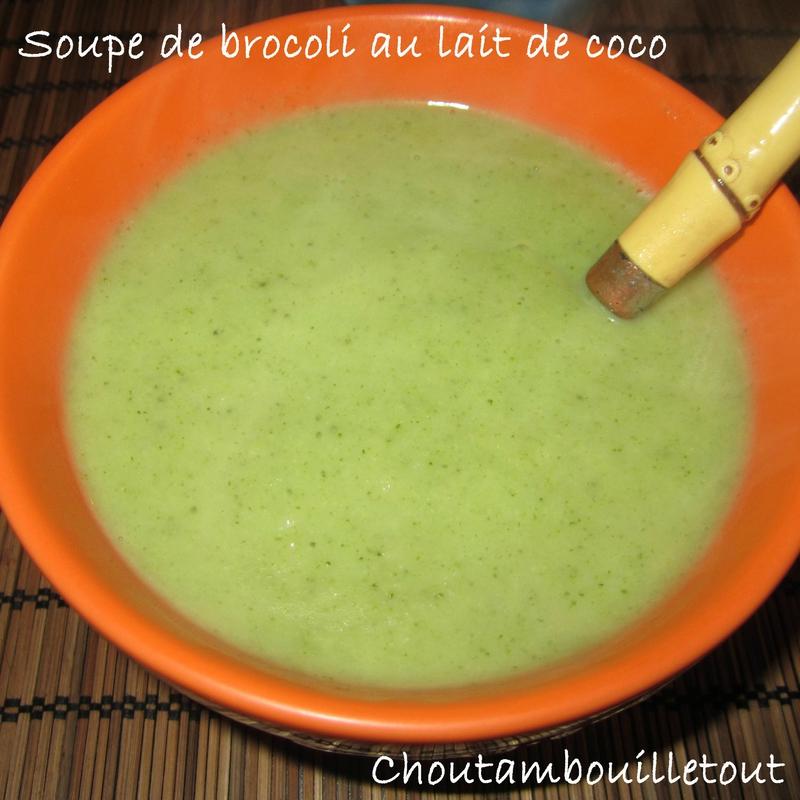 soupe brocoli coco