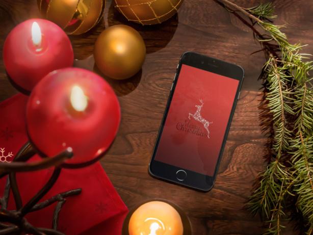 6 fonds d'écran pour iPhone et iPad sur le thème de Noël