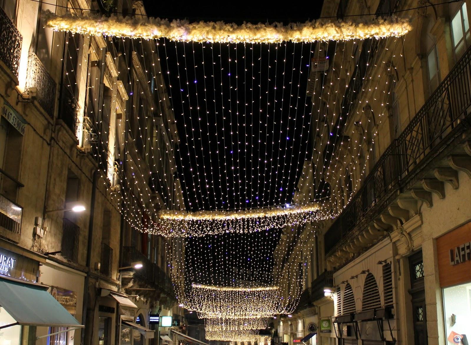 Joyeuses fêtes avec les lumières de Noël à Montpellier !