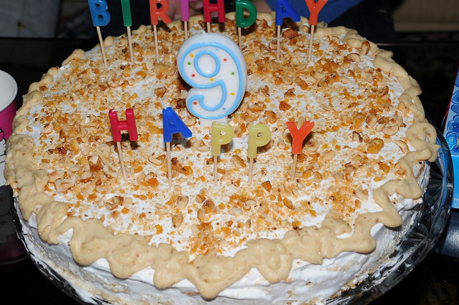 Gâteau d'anniversaire sans gluten.